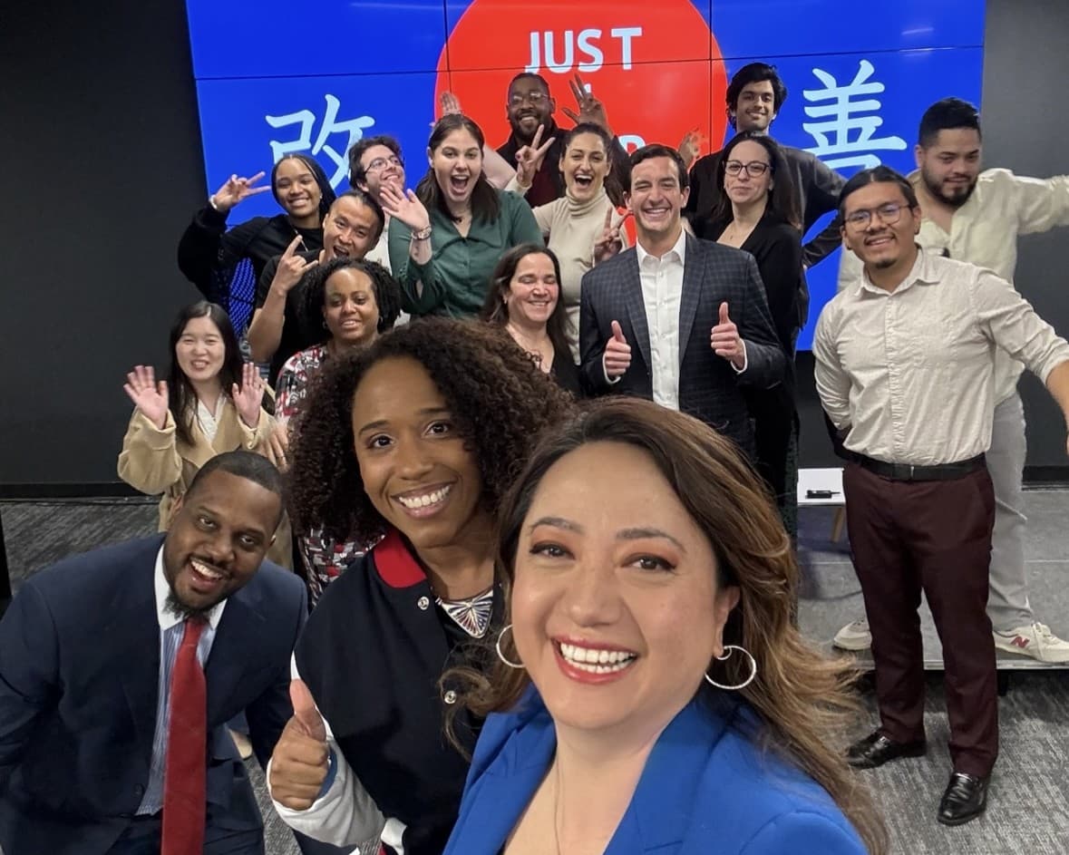 Diverse corporate leadership group